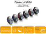 DJI Mavic Pro (& Platinum) Multicoated Neutral Density, Circular Polarizer Lens Filter Set Combo (6 Pack - ND4, ND4/CPL, ND8, ND8/CPL, ND16, ND16/CPL) - F/Stop Labs