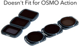 DJI OSMO Pocket 4K Gimbal Handheld Camera Lens Set, (6 Pack) ND4, ND8, ND16, ND4/CPL, ND8/CPL, ND16/CPL - F/Stop Labs
