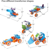 CloverCat STEM Toys Kit 5 in 1 Educational Construction Engineering Building Blocks Toys